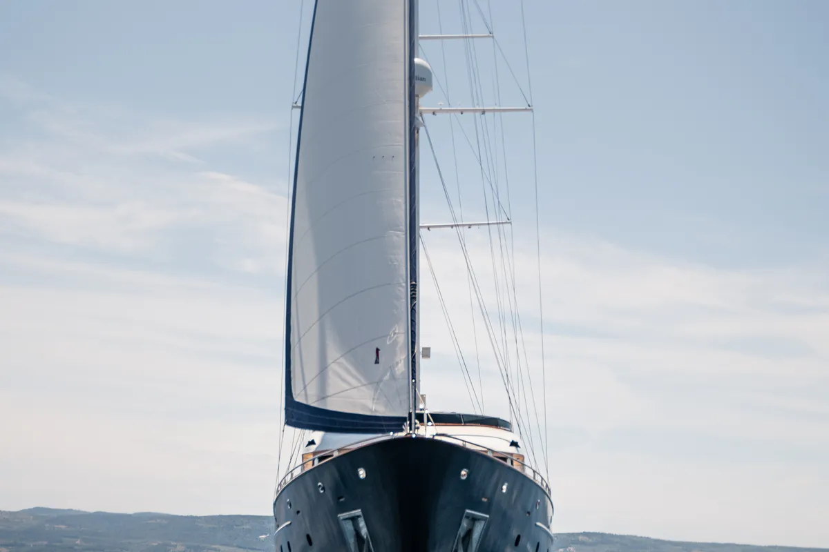 Clase Azul, a Luxury Sailing Yacht sailboat at Split, Croatia