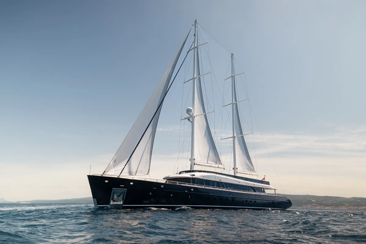 Clase Azul, a Luxury Sailing Yacht sailboat at Split, Croatia