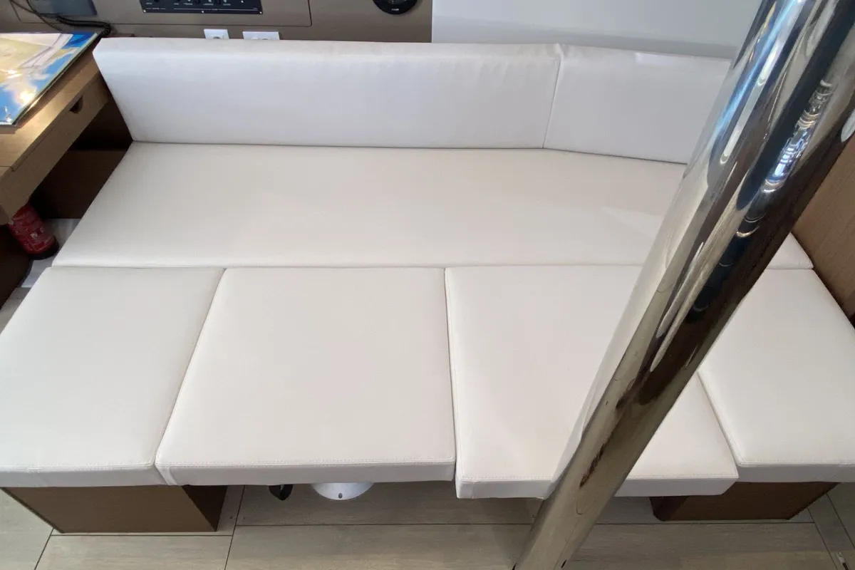 Salon of Maja, a Beneteau Oceanis 38.1 sailboat at Grad Pula, Croatia