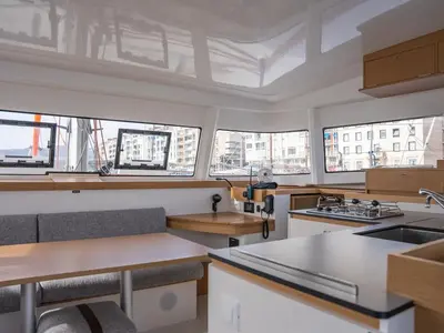 Galley of Adva, a Excess 11 catamaran at Toulon, France