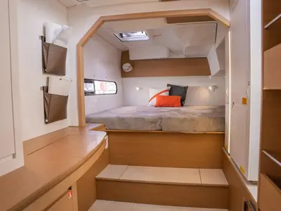 Cabin on Adva, a Excess 11 catamaran at Toulon, France