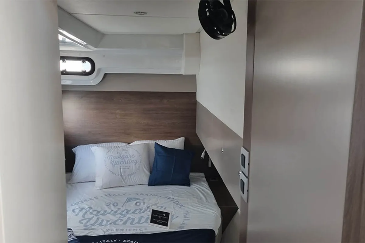 Cabin on Wanderer, a Bali Catspace catamaran at Road Town, British Virgin Islands