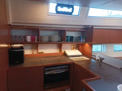 Galley of Roza Deflores 2, a Bavaria C50 sailboat at Split, Croatia