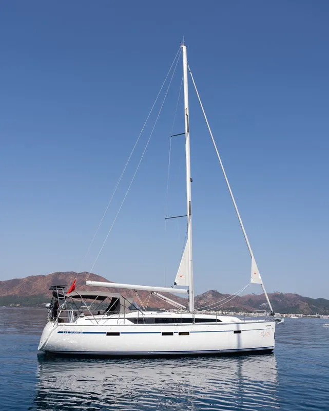 Leisure, a Bavaria Cruiser 46 sailboat at Marmaris, Turkey