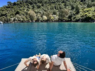 Leisure, a Bavaria Cruiser 46 sailboat at Marmaris, Turkey