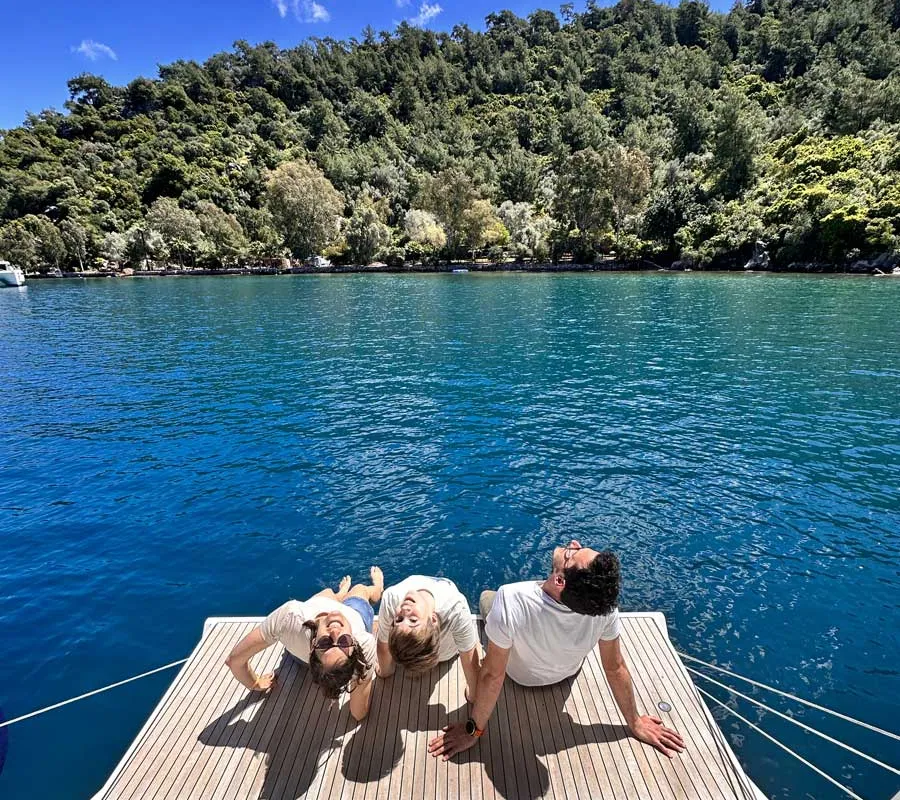 Leisure, a Bavaria Cruiser 46 sailboat at Marmaris, Turkey