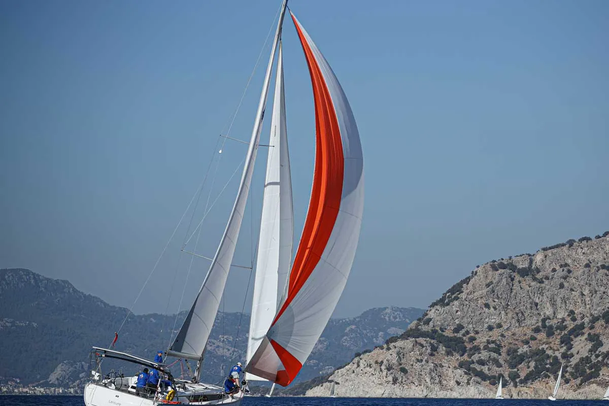 Leisure, a Bavaria Cruiser 46 sailboat at Marmaris, Turkey
