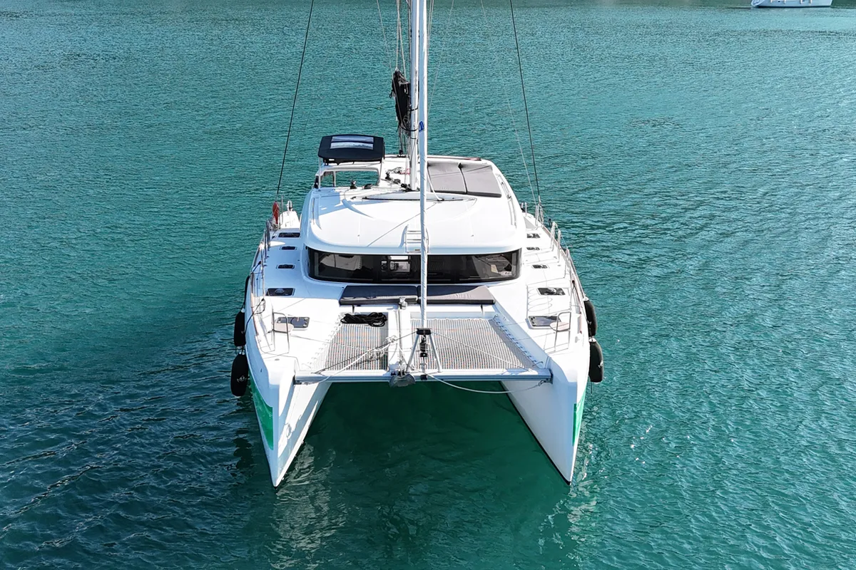 Mizu, a Lagoon 40 catamaran at Fethiye, Turkey