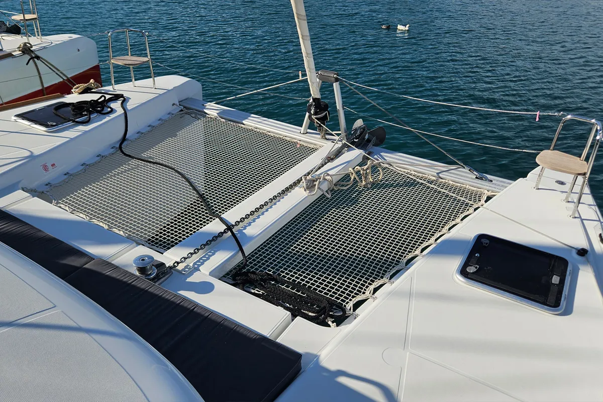 Mizu, a Lagoon 40 catamaran at Fethiye, Turkey