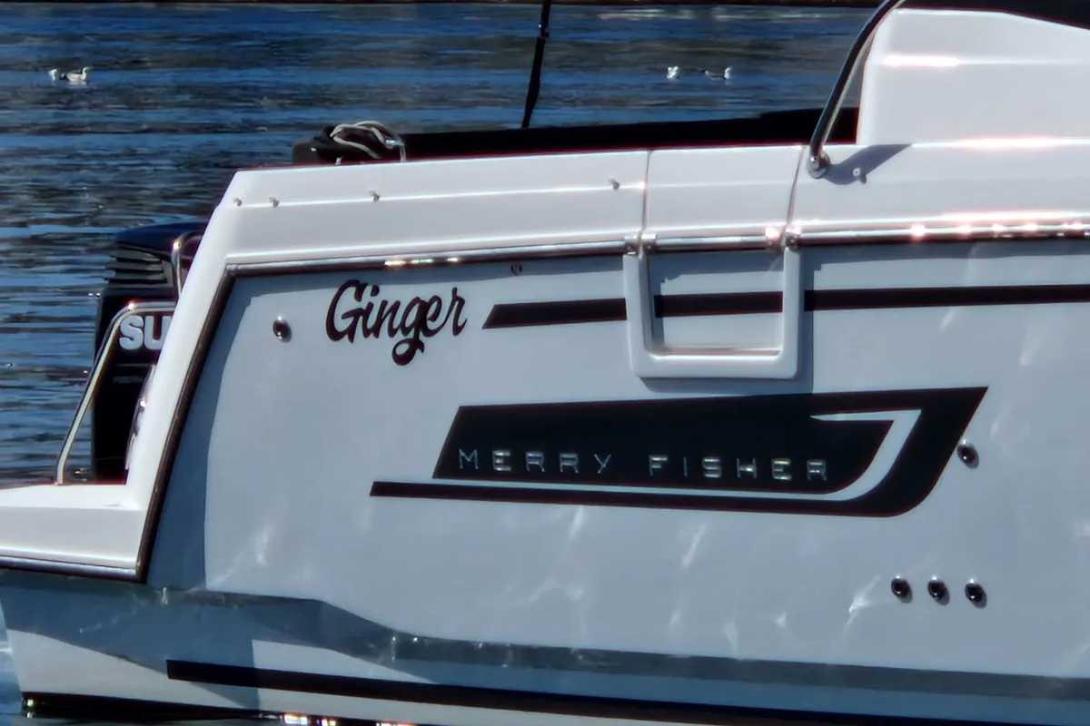 Ginger, a Jeanneau Merry Fisher 1095 motorboat at Zadar, Croatia