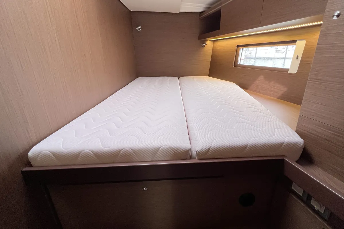 Cabin on Bambi, a Beneteau Oceanis 51.1 sailboat at Punat, Croatia