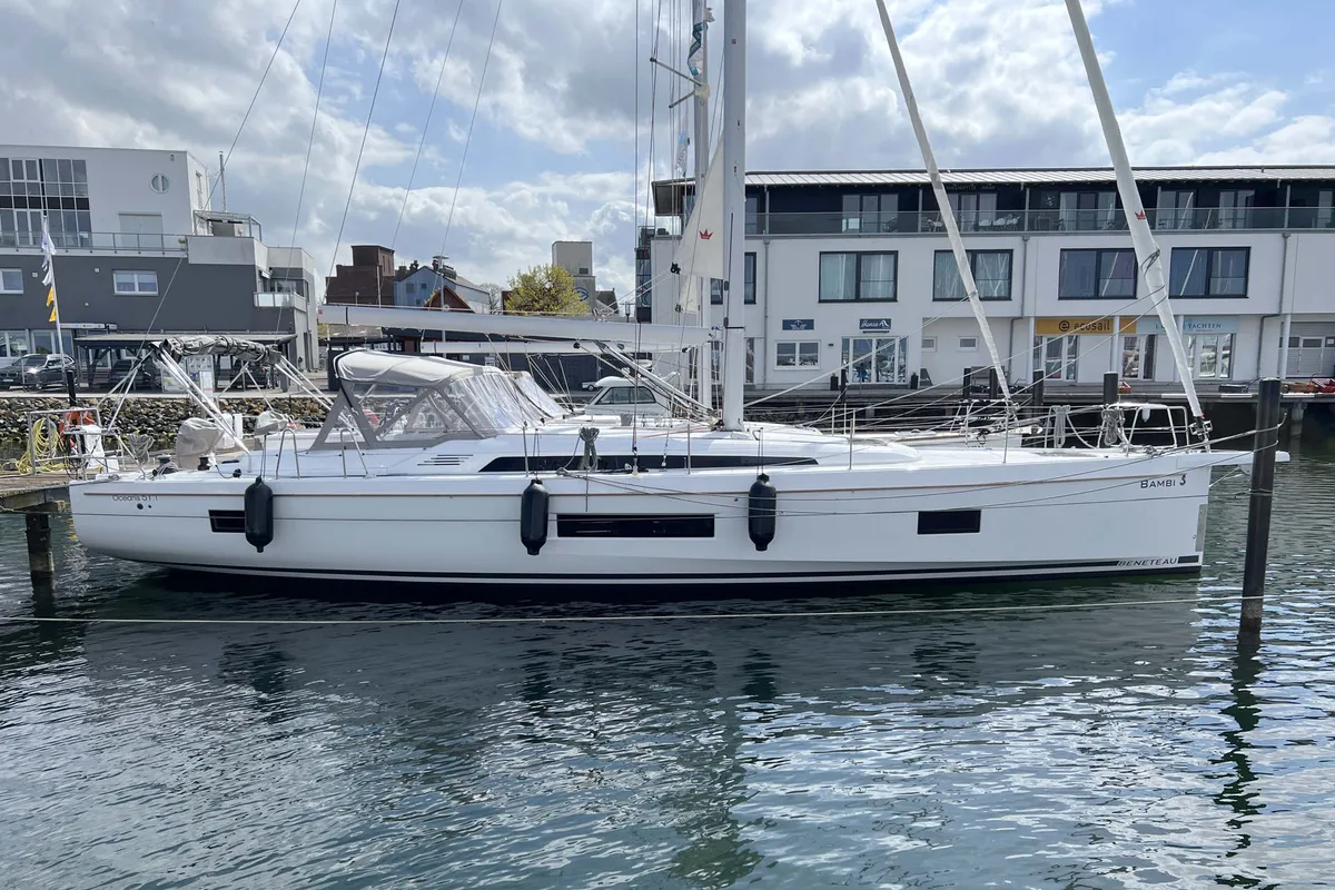 Exterior view of Bambi, a Beneteau Oceanis 51.1 sailboat at Punat, Croatia