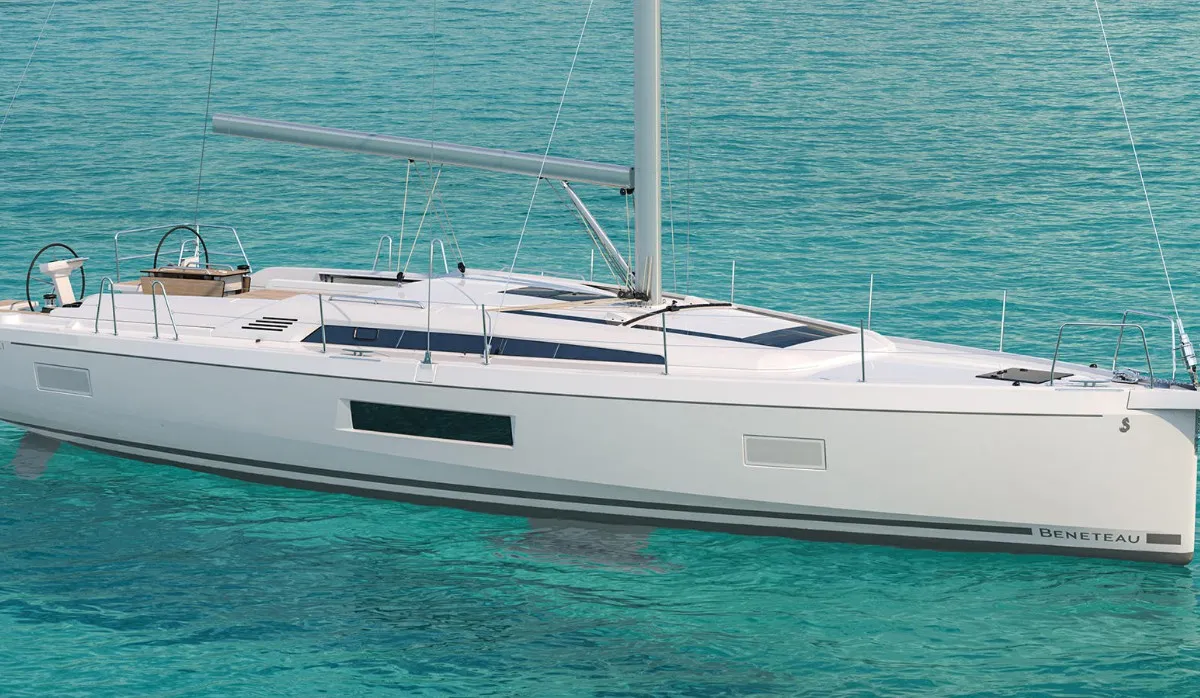 Exterior view of Bambi, a Beneteau Oceanis 51.1 sailboat at Punat, Croatia