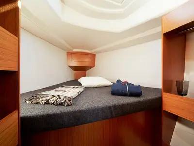 Cabin on Jetset 04, a Bavaria Easy 9.7 sailboat at Mai Khao, Thailand