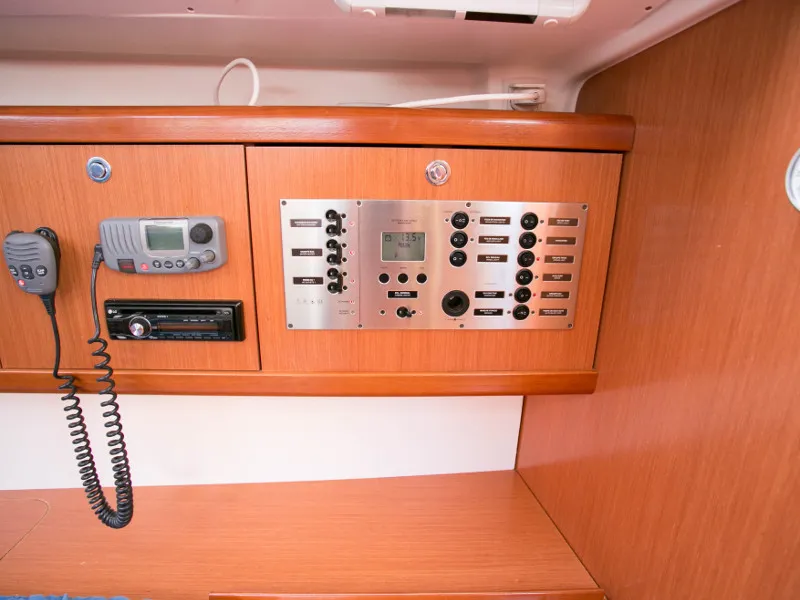 Orsa Maggiore, a Beneteau Oceanis 43 sailboat at Piombino, Italy