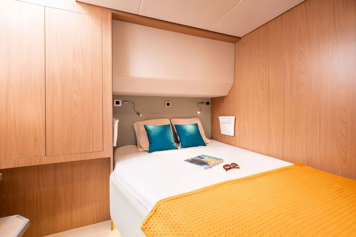 LIBRA, a Bali 5.4 catamaran at Athens, Greece