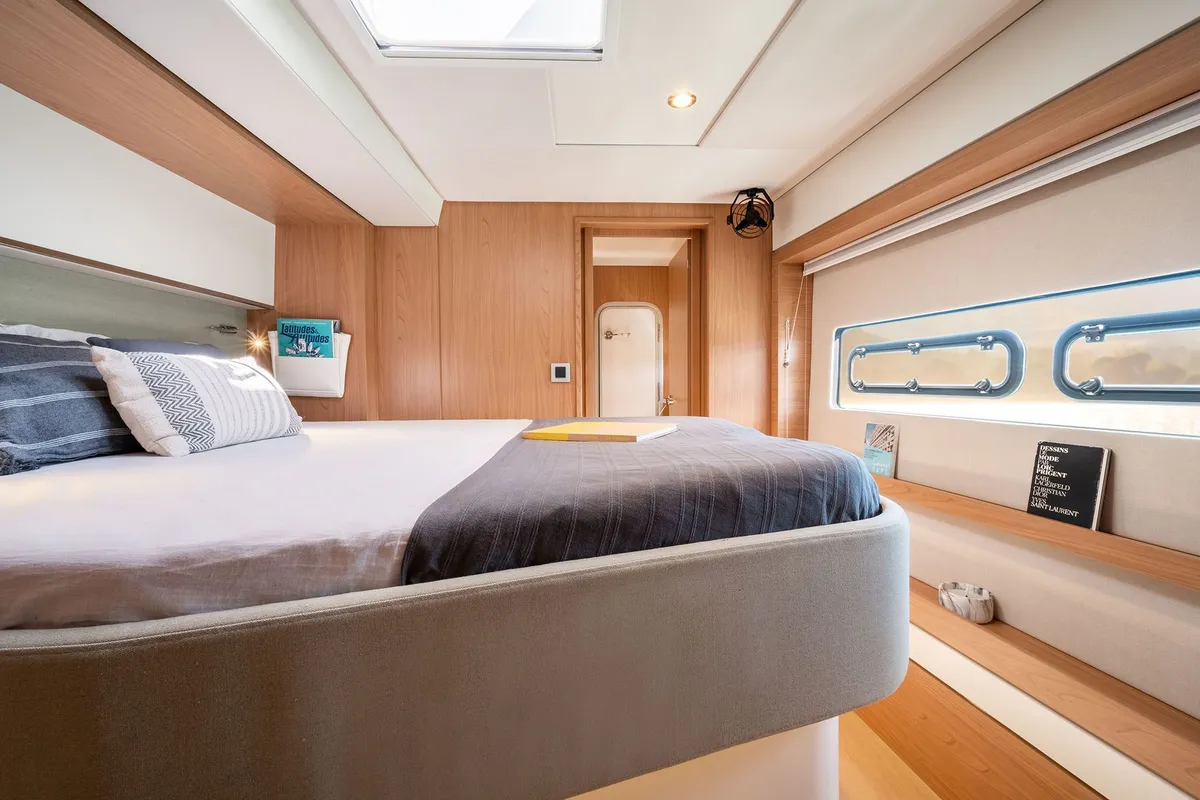 LIBRA, a Bali 5.4 catamaran at Athens, Greece