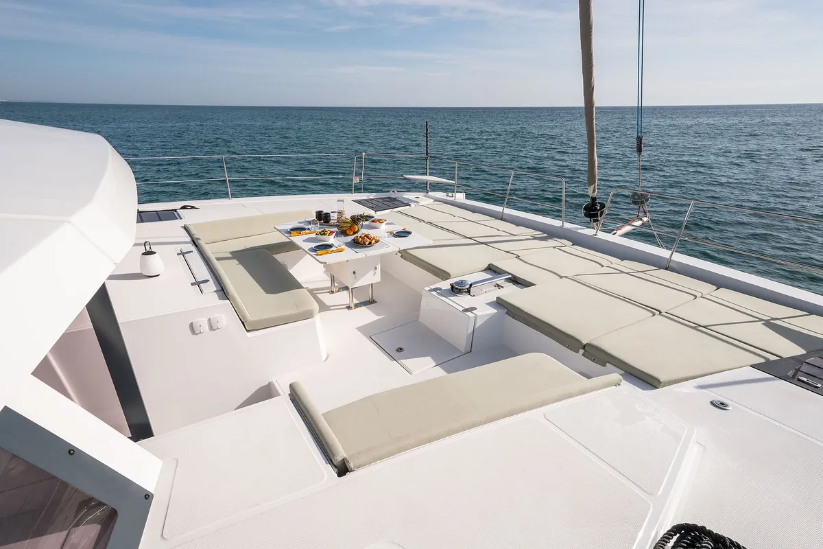LIBRA, a Bali 5.4 catamaran at Athens, Greece
