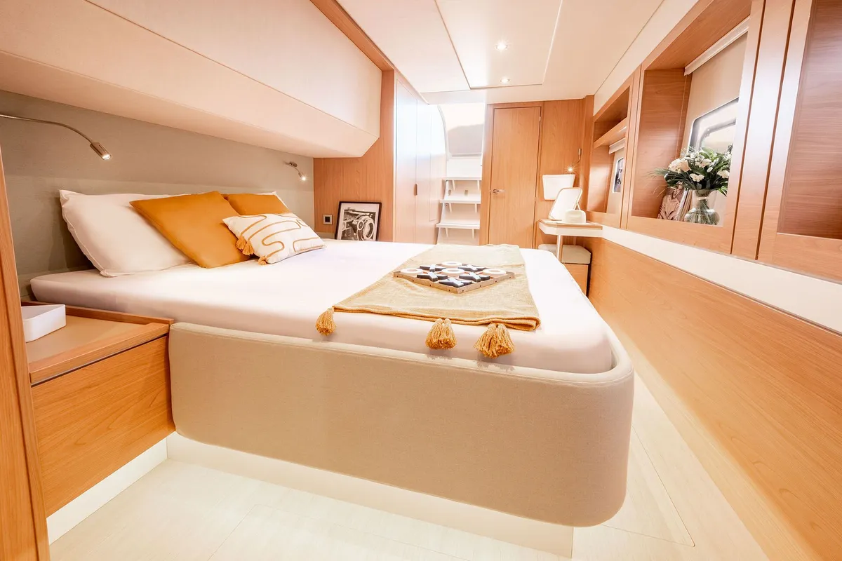 LIBRA, a Bali 5.4 catamaran at Athens, Greece