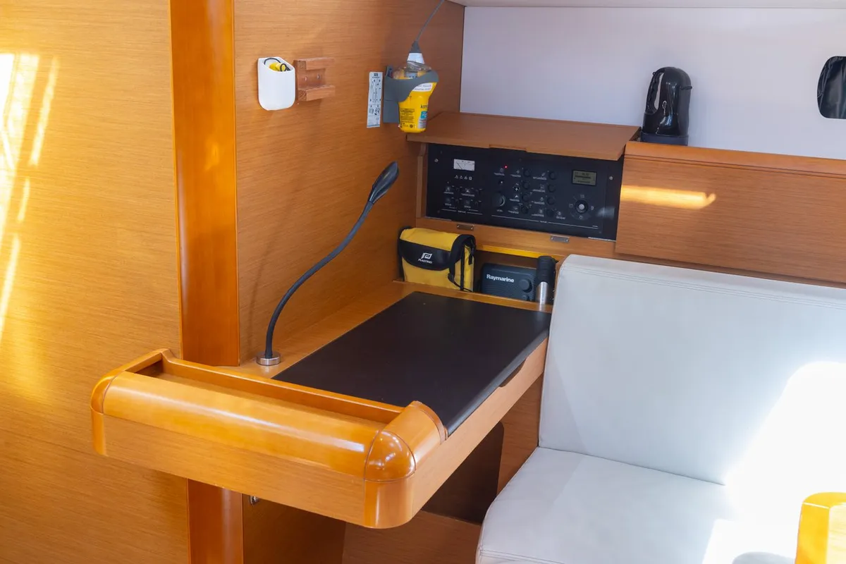 Sirius, a Jeanneau Sun Odyssey 479 sailboat at Municipal Unit of Lefkada, Greece