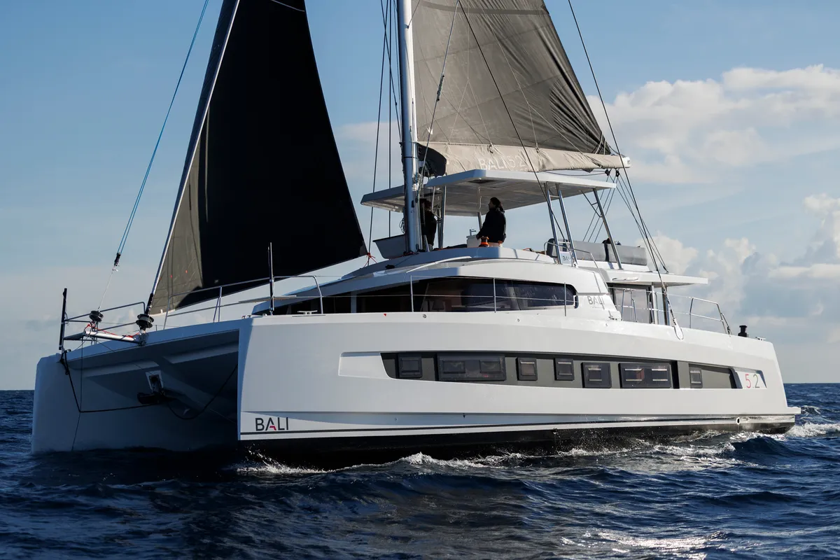 Bali 5.2, a catamaran at Saint-Mandrier-sur-Mer, France