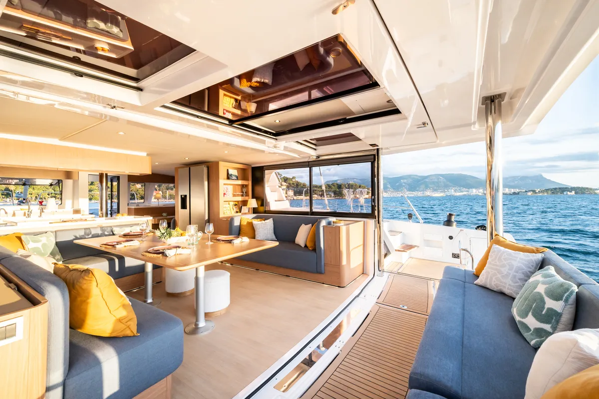 Bali 5.2, a catamaran at Saint-Mandrier-sur-Mer, France