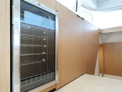 Galley of Marea, a Bali 5.8 catamaran at Kaštela, Croatia