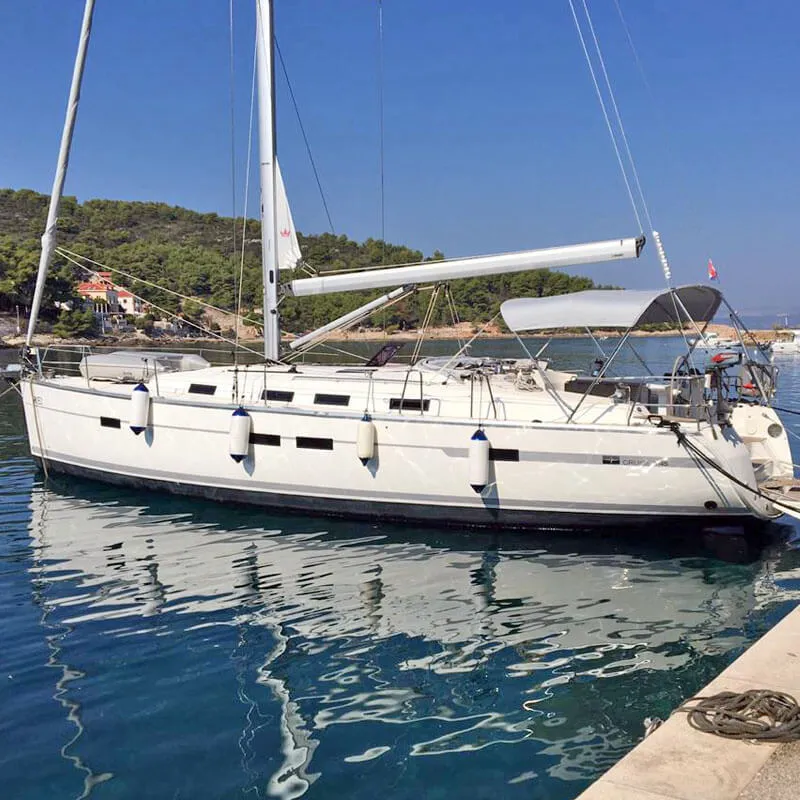 Costa Costa, a Bavaria Cruiser 45 sailboat at Volos, Greece