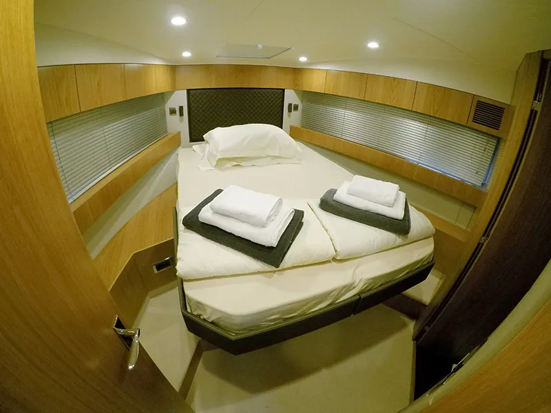 Cabin on Get Lucky, a Dufour 460 GL sailboat at Grad Šibenik, Croatia