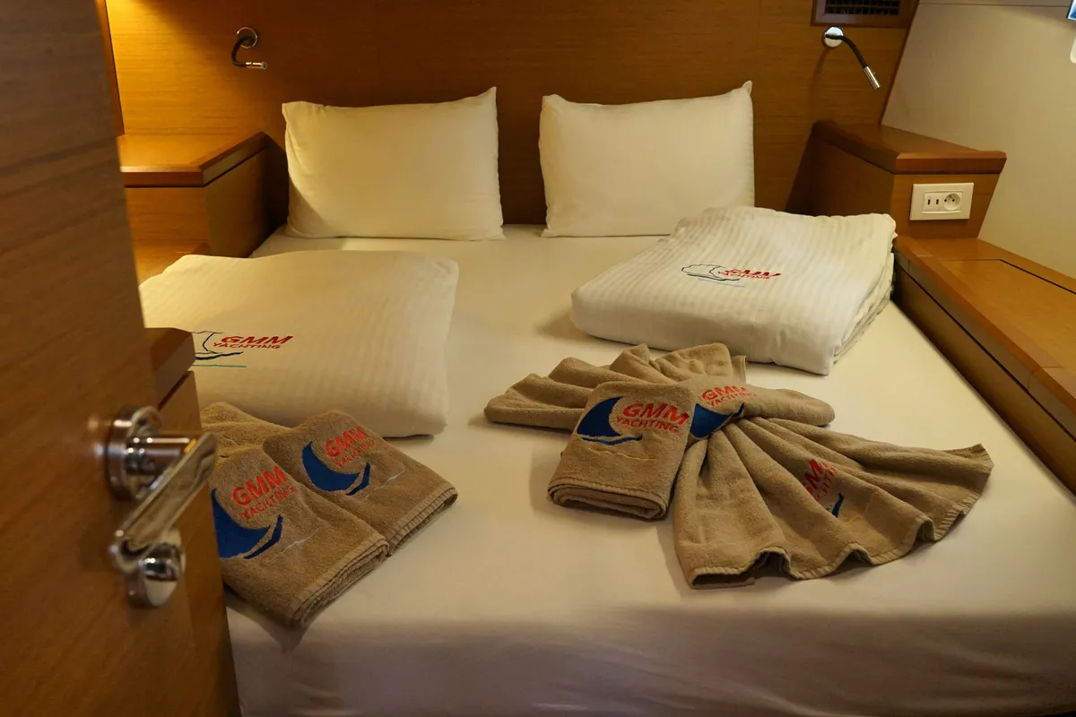 Cabin on Caputh, a Jeanneau 51 sailboat at Marmaris, Turkey