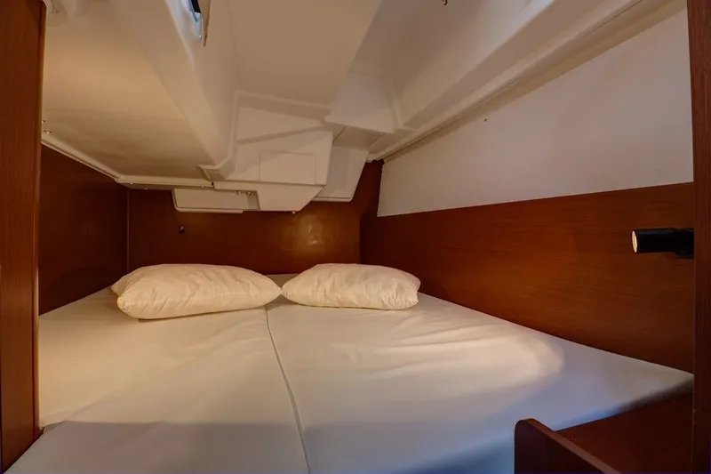 Cabin on Comfort, a Beneteau Oceanis 35 sailboat at Split, Croatia