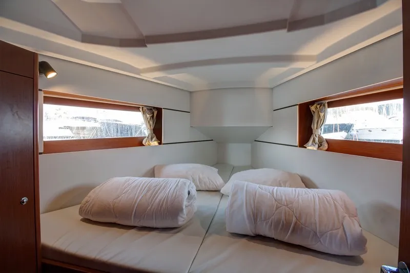 Cabin on Comfort, a Beneteau Oceanis 35 sailboat at Split, Croatia