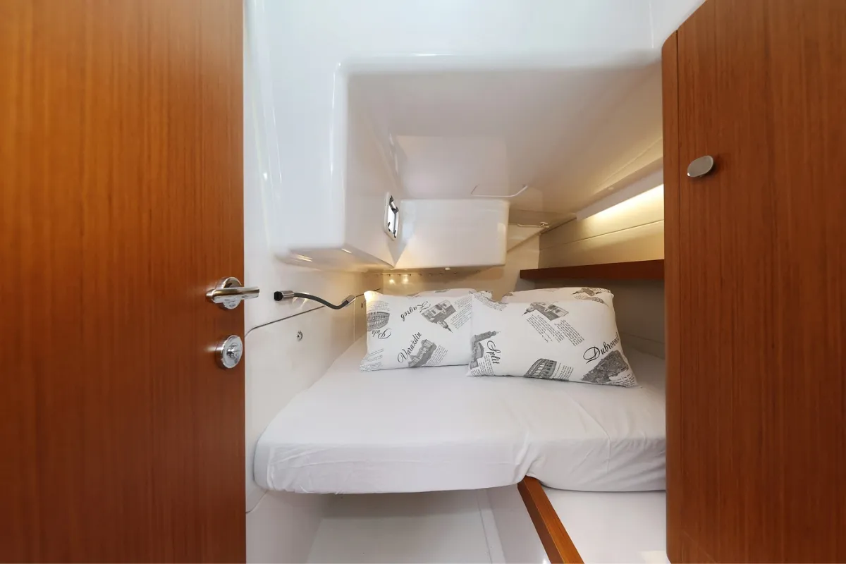 Cabin on June, a Beneteau First 36 sailboat at Grad Biograd na Moru, Croatia