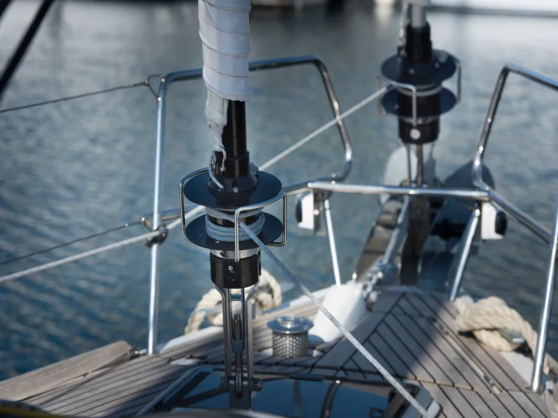 TRIM, a Beneteau Oceanis 48 sailboat at Grad Kaštela, Croatia