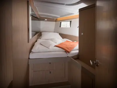 Cabin on TRIM, a Beneteau Oceanis 48 sailboat at Grad Kaštela, Croatia