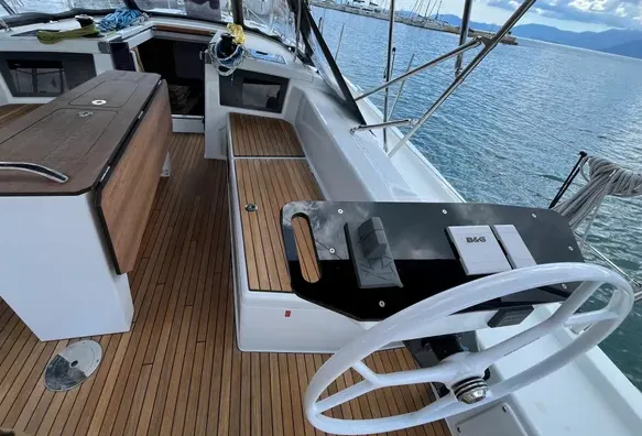 Sirena, a Dufour 41 sailboat at Municipal Unit of Palairos, Greece