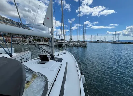 Sirena, a Dufour 41 sailboat at Municipal Unit of Palairos, Greece