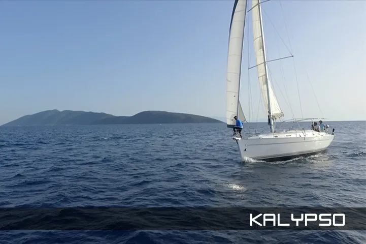 Exterior view of Classic, a Beneteau Cyclades 43.4 sailboat at Bodrum, Turkey