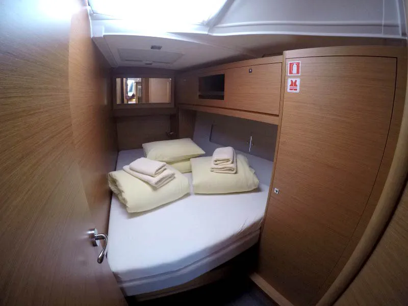 Cabin on Alibaba, a Dufour 470 sailboat at Grad Šibenik, Croatia