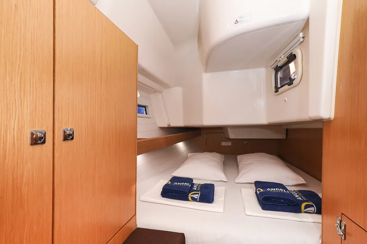 Cabin on Lady One, a Bavaria Cruiser 34 sailboat at Grad Biograd na Moru, Croatia