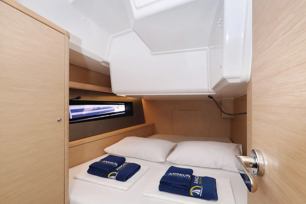 Cabin on Aniela, a Dufour 41 sailboat at Grad Biograd na Moru, Croatia