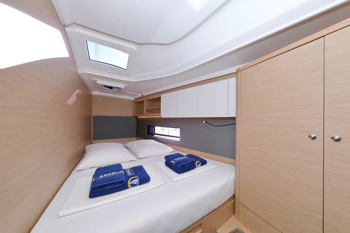 Cabin on Aniela, a Dufour 41 sailboat at Grad Biograd na Moru, Croatia