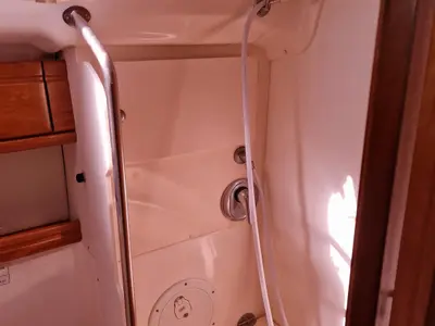 Head on Eleni, a Bavaria 39 Cruiser sailboat at Volos Municipality, Greece