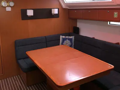 Salon of Rea (Refit 2022), a Bavaria 46 Cruiser sailboat at Municipal Unit of Lefkada, Greece