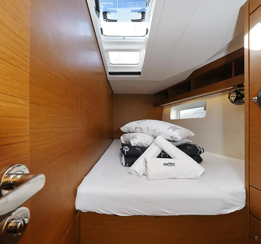 Cabin on Mary-Lu, a Jeanneau 54 sailboat at Grad Trogir, Croatia