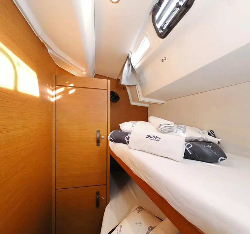 Cabin on Mary-Lu, a Jeanneau 54 sailboat at Grad Trogir, Croatia