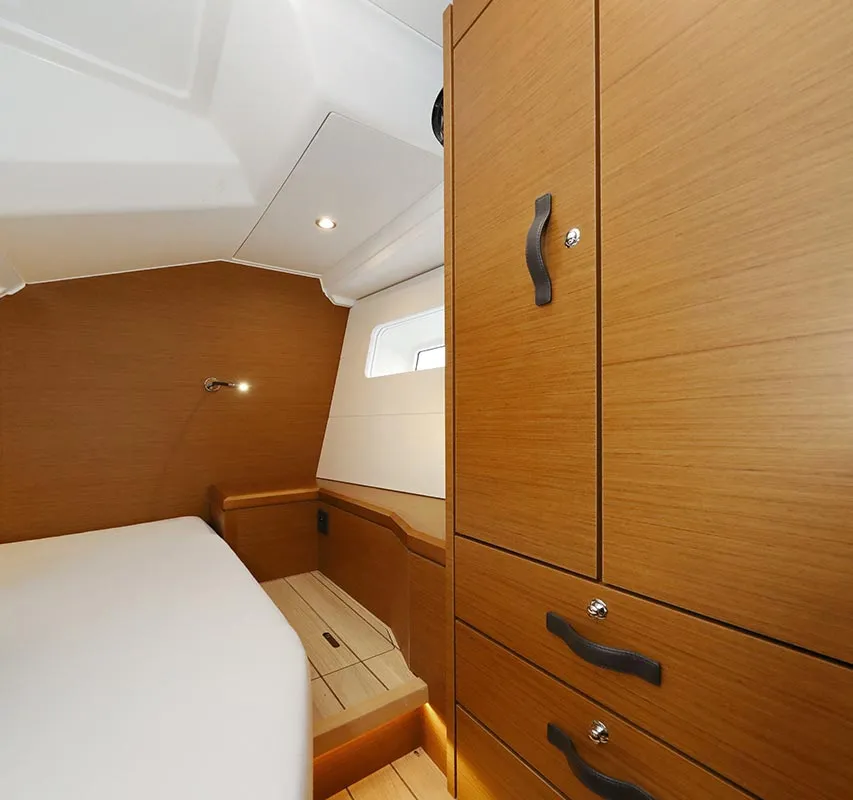 Cabin on Mary-Lu, a Jeanneau 54 sailboat at Grad Trogir, Croatia