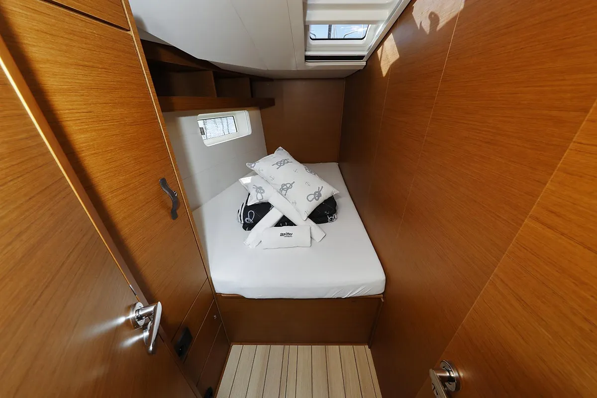 Cabin on Mary-Lu, a Jeanneau 54 sailboat at Grad Trogir, Croatia