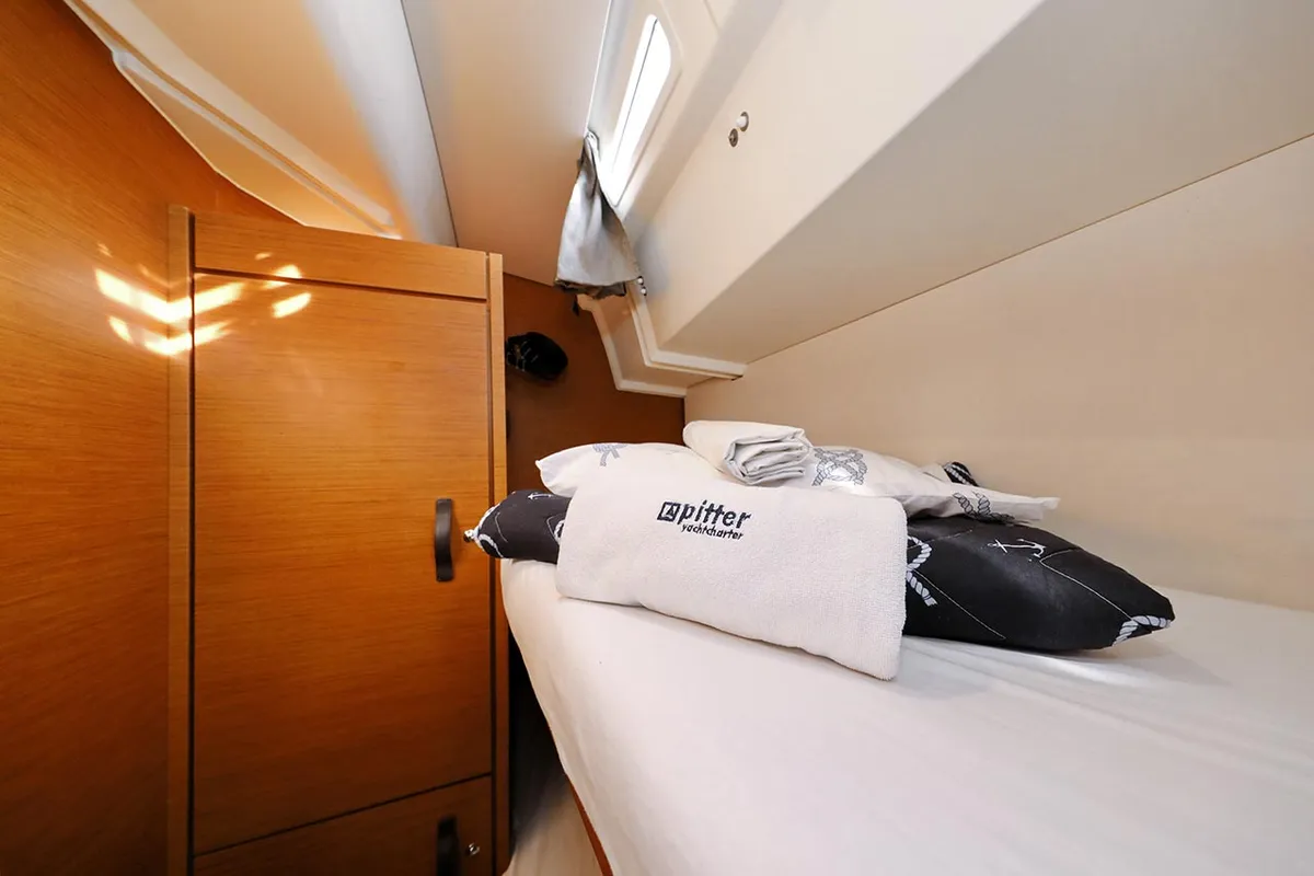 Cabin on Mary-Lu, a Jeanneau 54 sailboat at Grad Trogir, Croatia