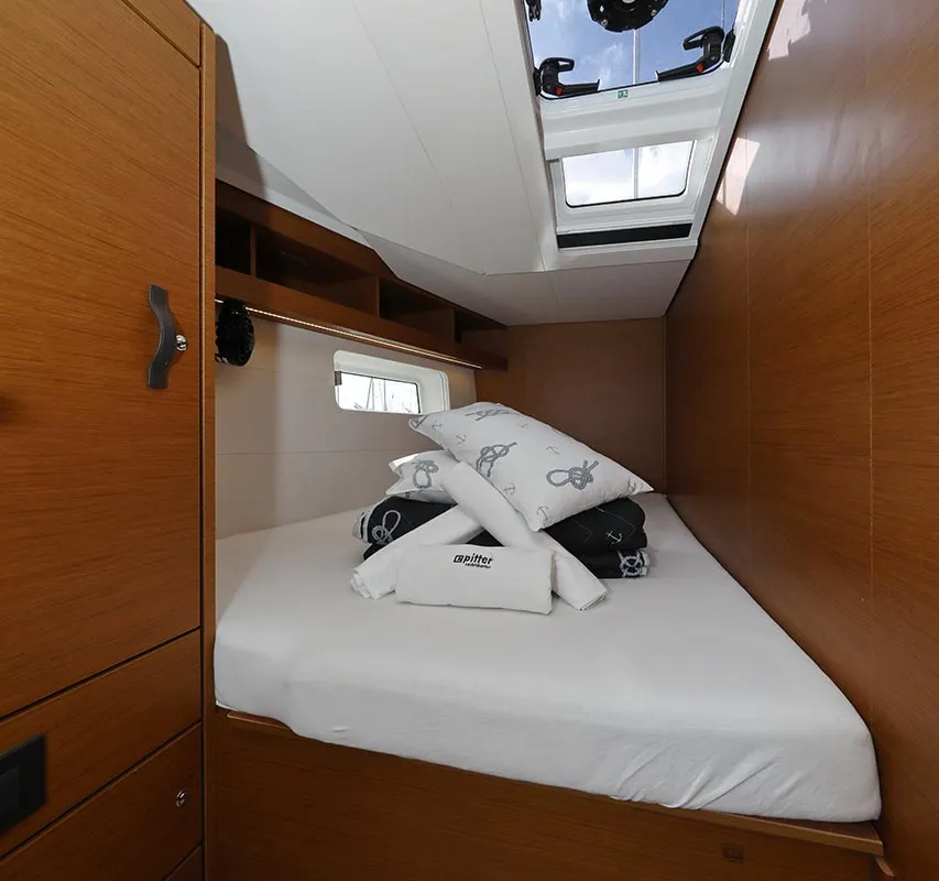Cabin on Mary-Lu, a Jeanneau 54 sailboat at Grad Trogir, Croatia